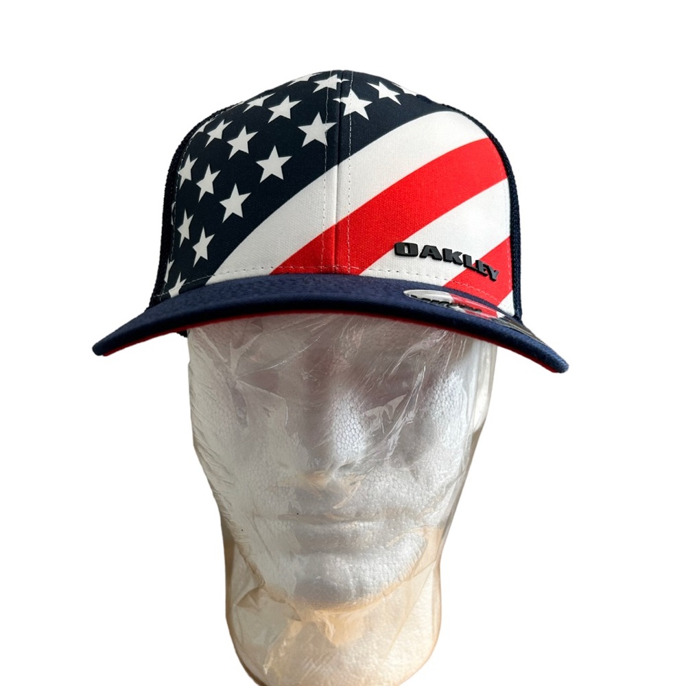 COPY - Oakley Red White & Blue Trucker hat